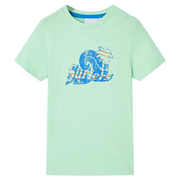 Maglietta da Bambino Verde Chiaro 140cod mxl 109883