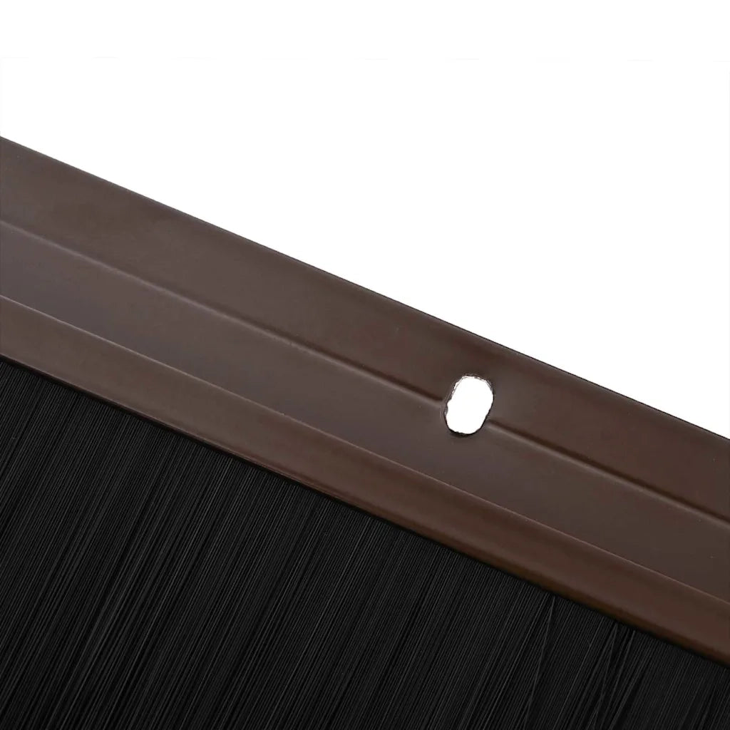 Spazzole per porte a vite 12 pz Marrone 100 cm CFW7066754
