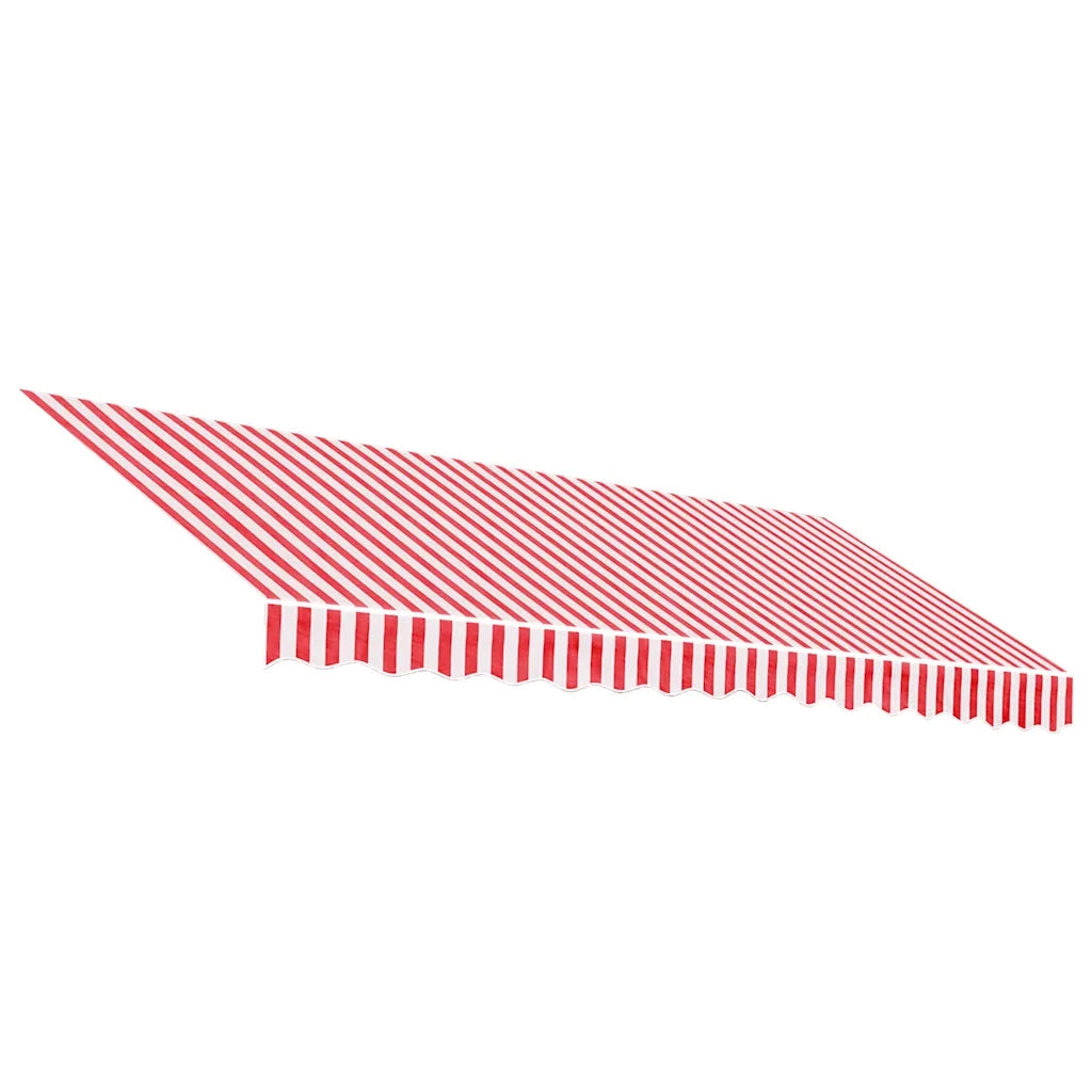 Tessuto di Ricambio per Tenda Strisce Rosse e Bianche 4x3,5 m 367717