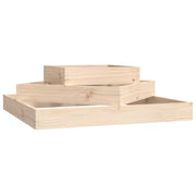 Fioriera | Cassetta per fiori | Vaso 83x83x27 cm in Legno Massello di Pino