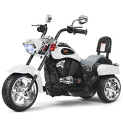 Moto elettrica chopper 91 x 48 x 64 cm 3 ruote stabile e pratica moderna in PP bianco 20_0020864