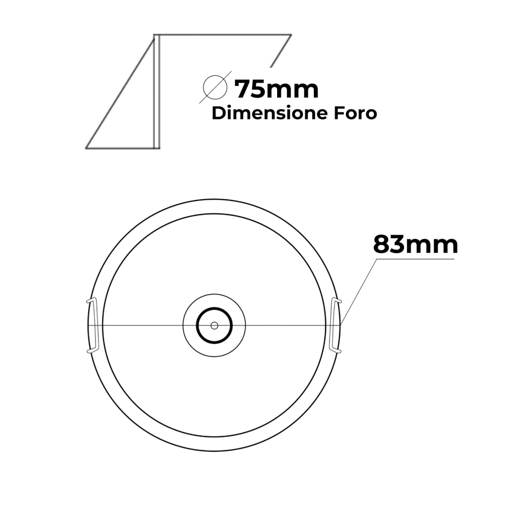 FARETTO LED DA INCASSO 5W ALTA LUMINOSITA' DESIGN MODERNO TONDO IN ALLUMINIO BIANCO - ILLUMINAZIONE ACCOGLIENTE 3000K