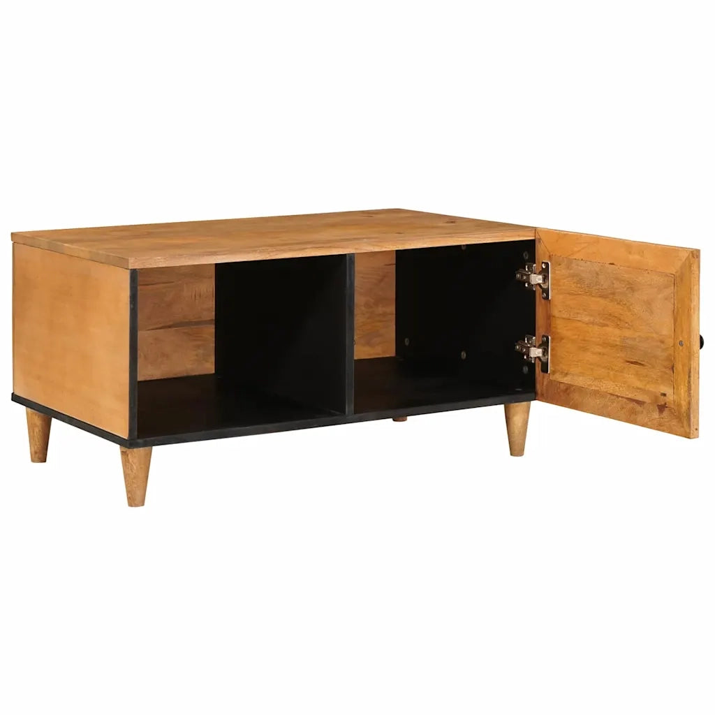 vidaXL Tavolino da salotto con porta Marrone chiaro 80 x 50 x 40 cm