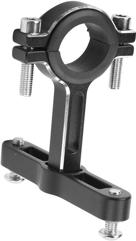 Adattatore per contenitore bicicletta singolo - Alloia - Sostenibile - Contenitore bicicletta - Rotazione 90 gradi - Adatto per manubrio e sella - Codice C