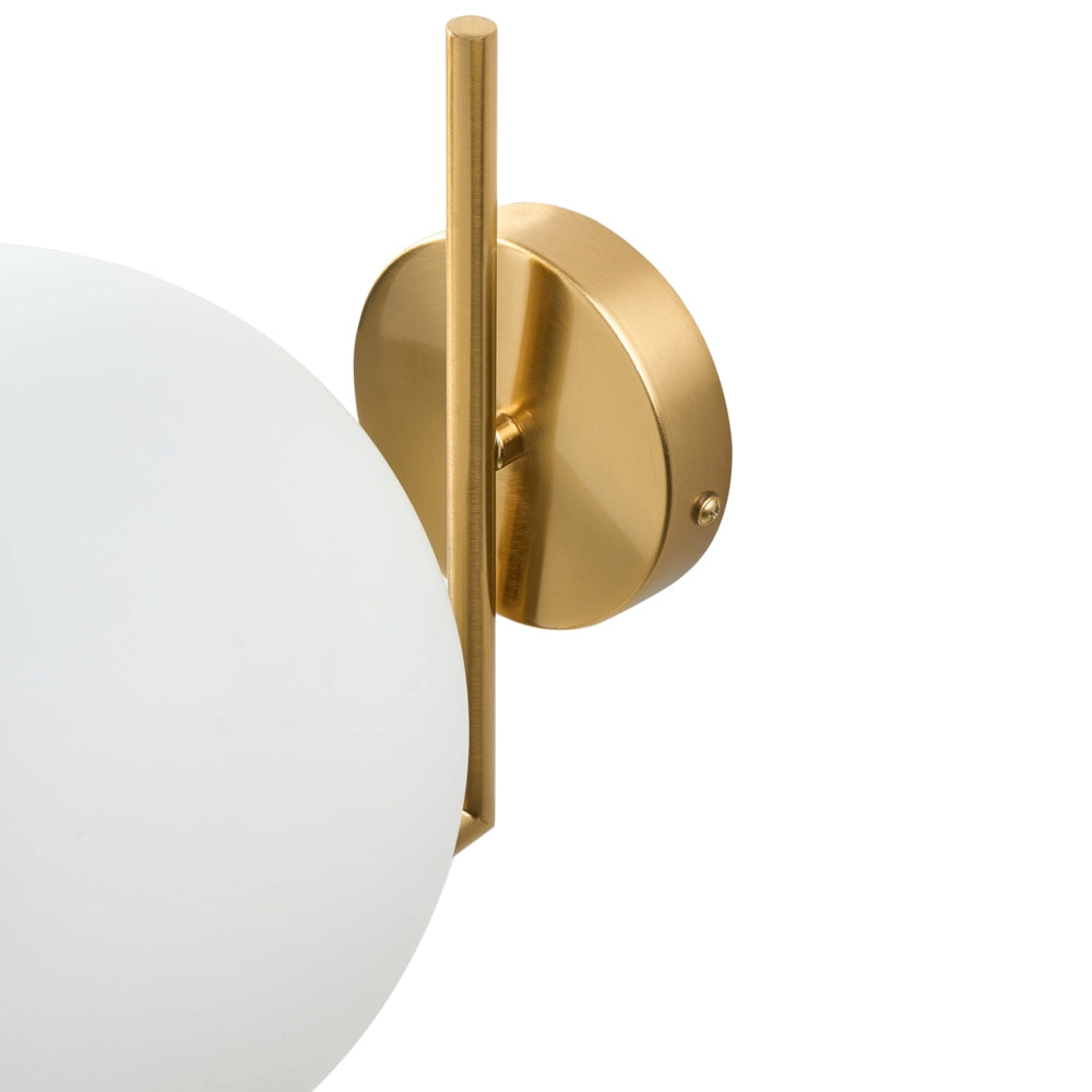 Lampada da parete Base in metallo dorato Paralume in acrilico Forma elegante Moderna Minimalista
