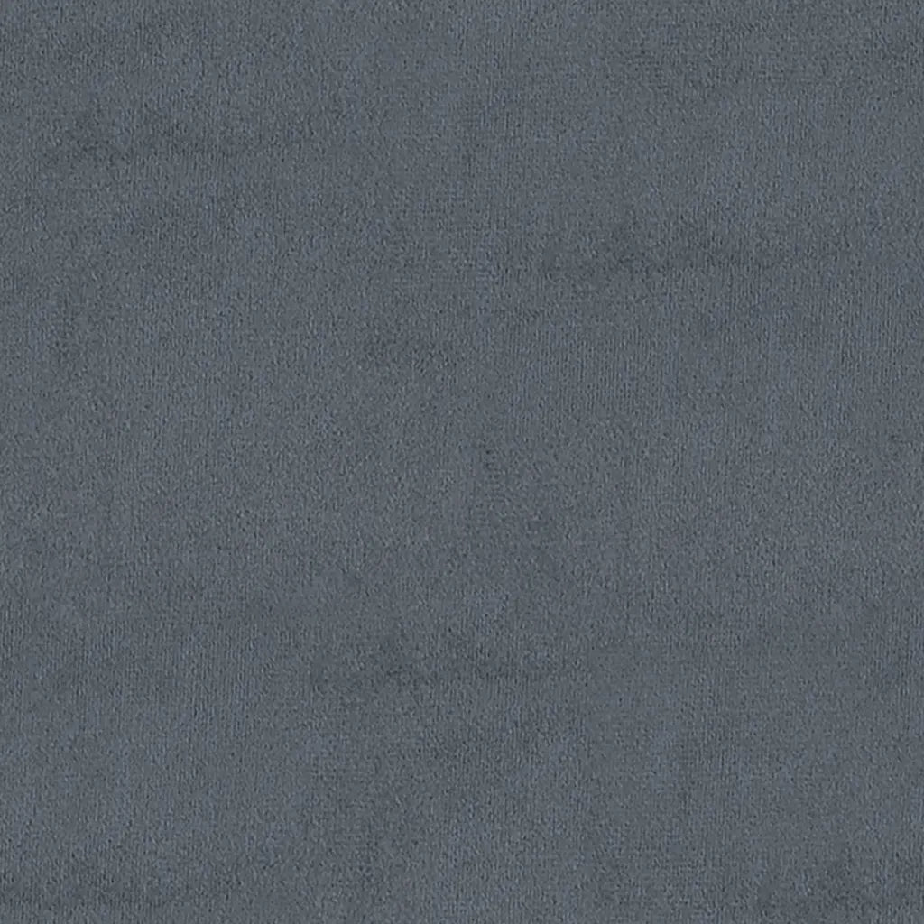 Sgabello Portaoggetti Grigio Scuro 45x45x49 cm in Velluto 344519