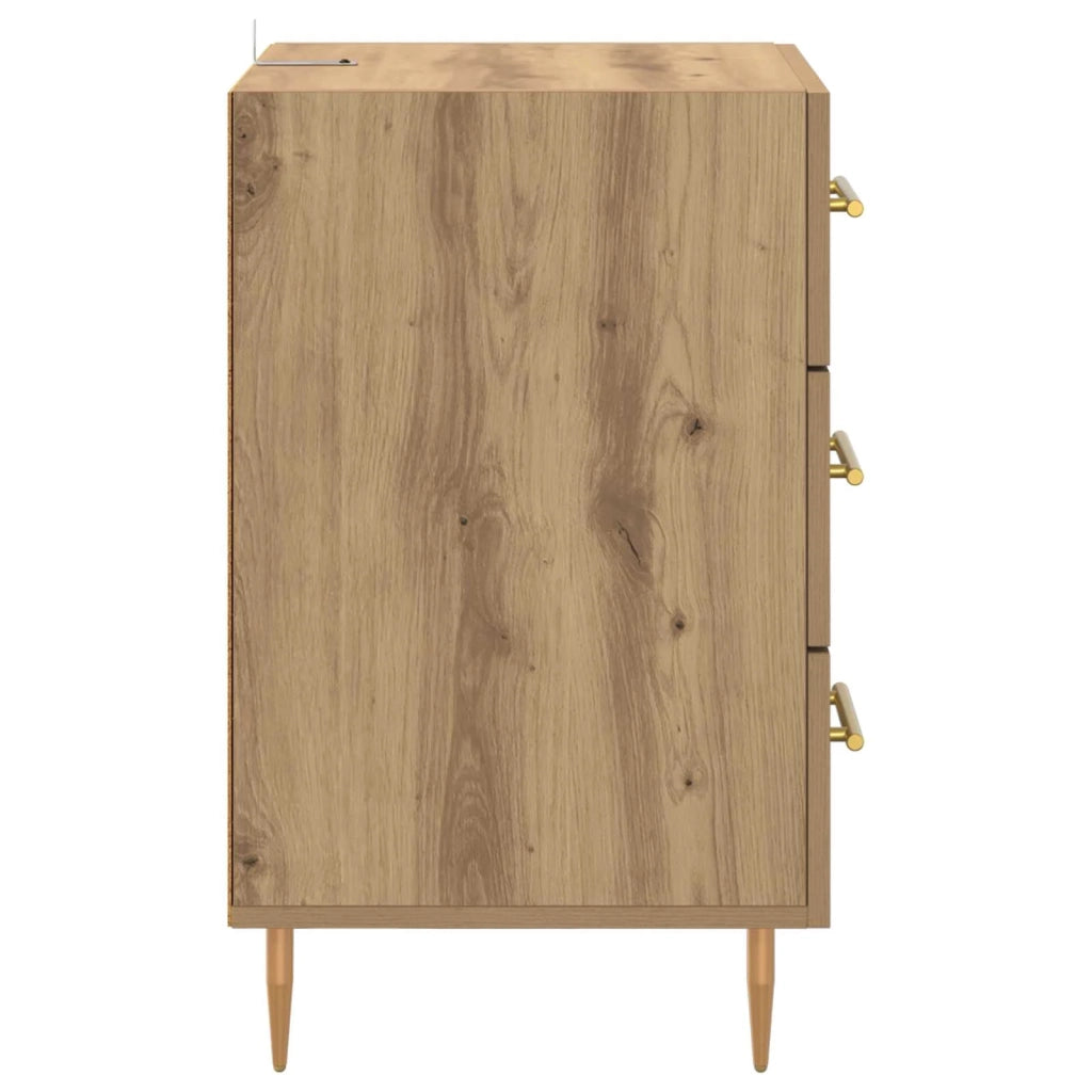 Armadio da Notte Rovere artigianale 40 x 40 x 66 cm