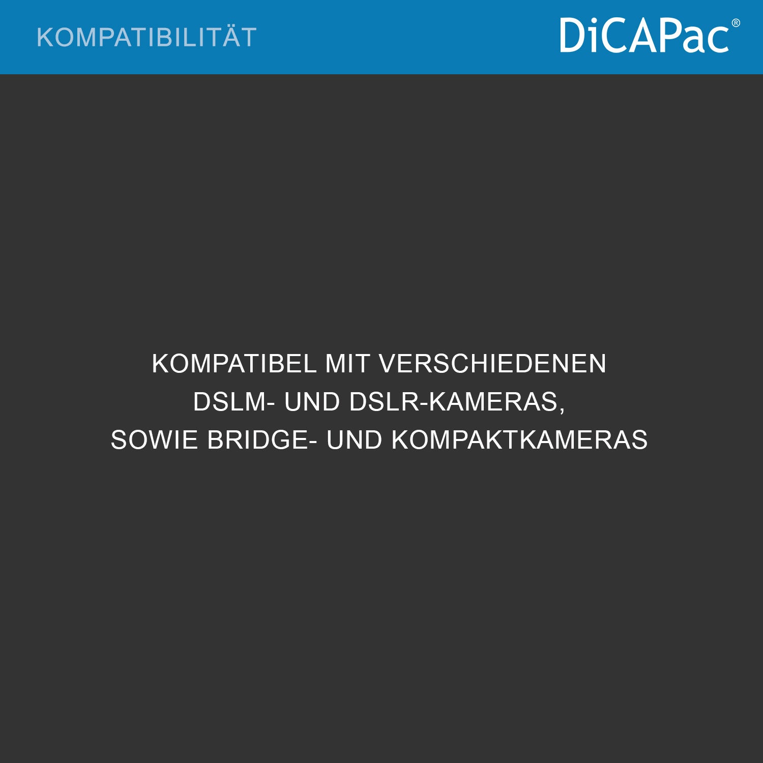 DiCAPac WP-S5 Borsa impermeabile per fotocamera con obiettivo, custodia subacquea, protezione dall'acqua fino a 5 metri di profondità, nera e marrone scuro