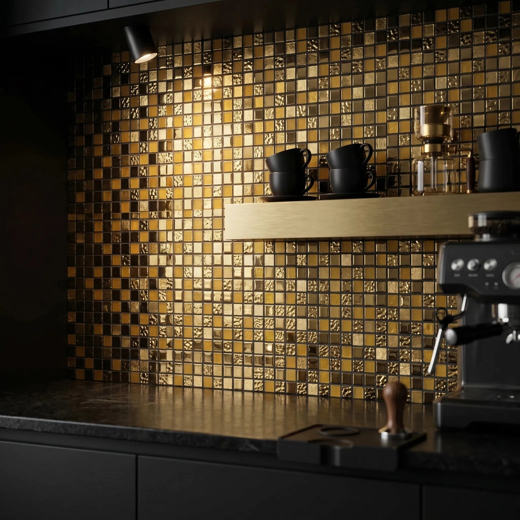 Mosaico Da Parete Glass Rea P14016