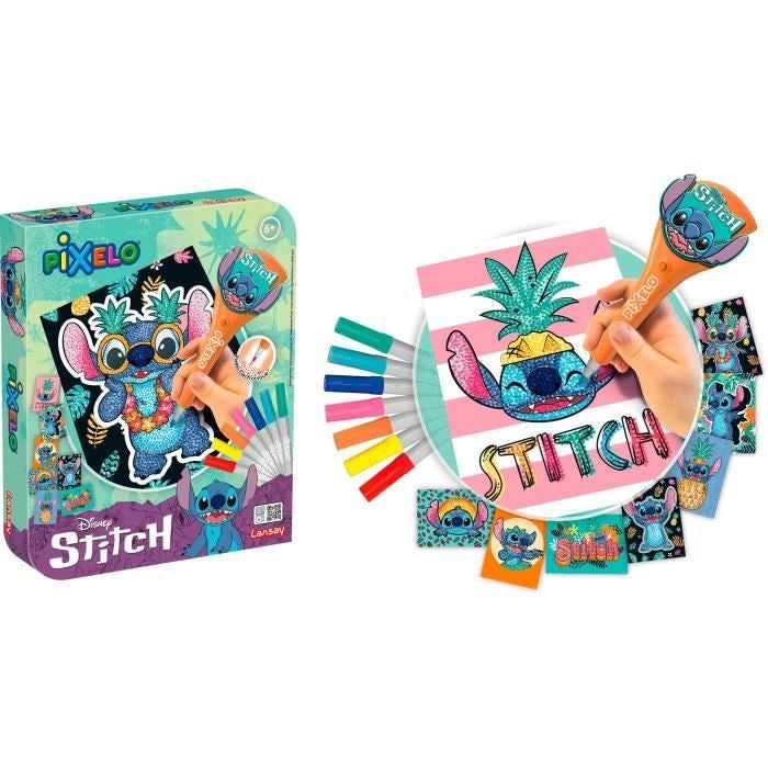 GIOCATTOLO - LANSAY - Pixelo Stitch - 8 illustrazioni - Multicolore - Dai 6 anni