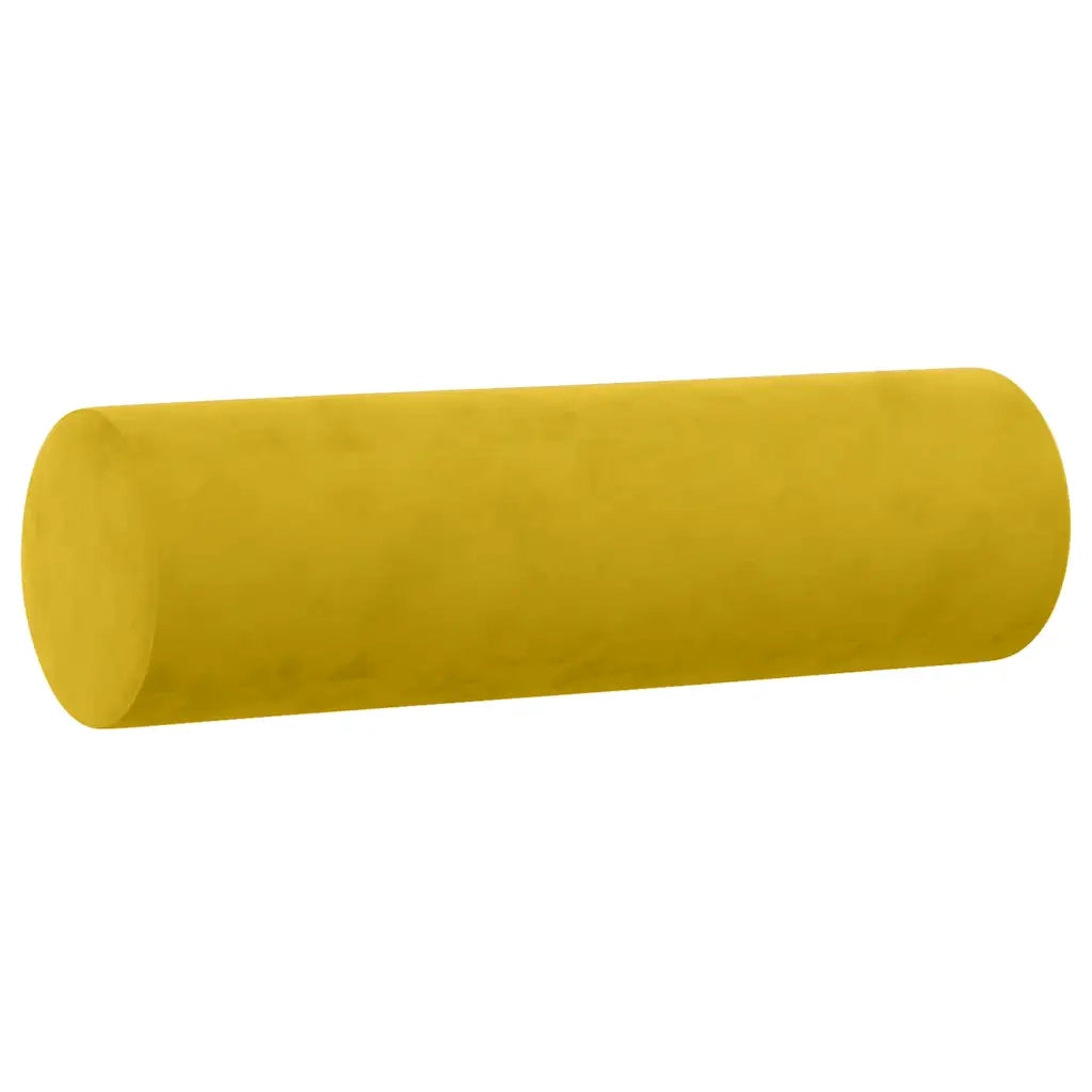 Divano | Divano da soggiorno | Sofa a 2 Posti con Cuscini Giallo 140 cm in Velluto