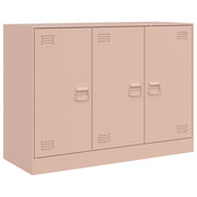 Credenza | Madia | Buffet da pranzo | Armadio da pranzo Rosa 99x39x73 cm in Acciaio