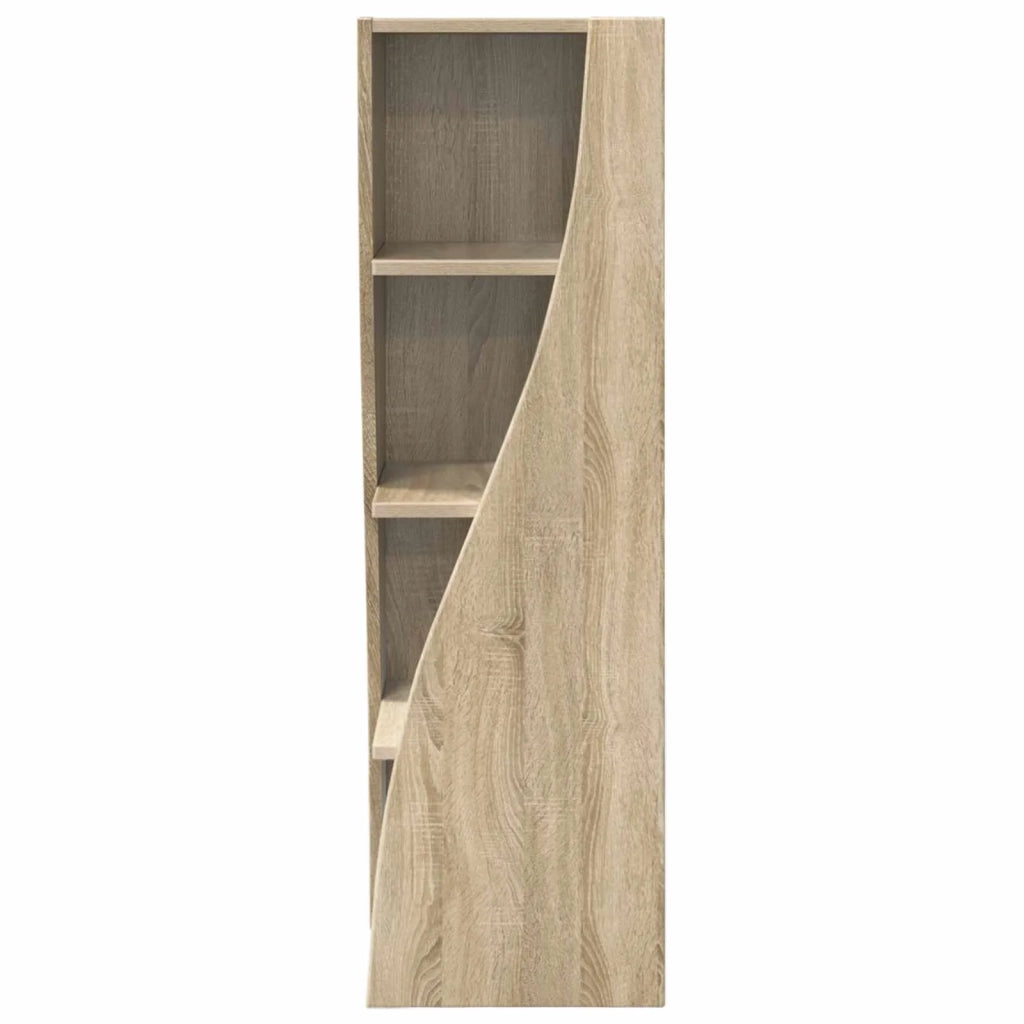 Mobile angolare Rovere Sonoma 32x32x102cm Legno multistrato 889857