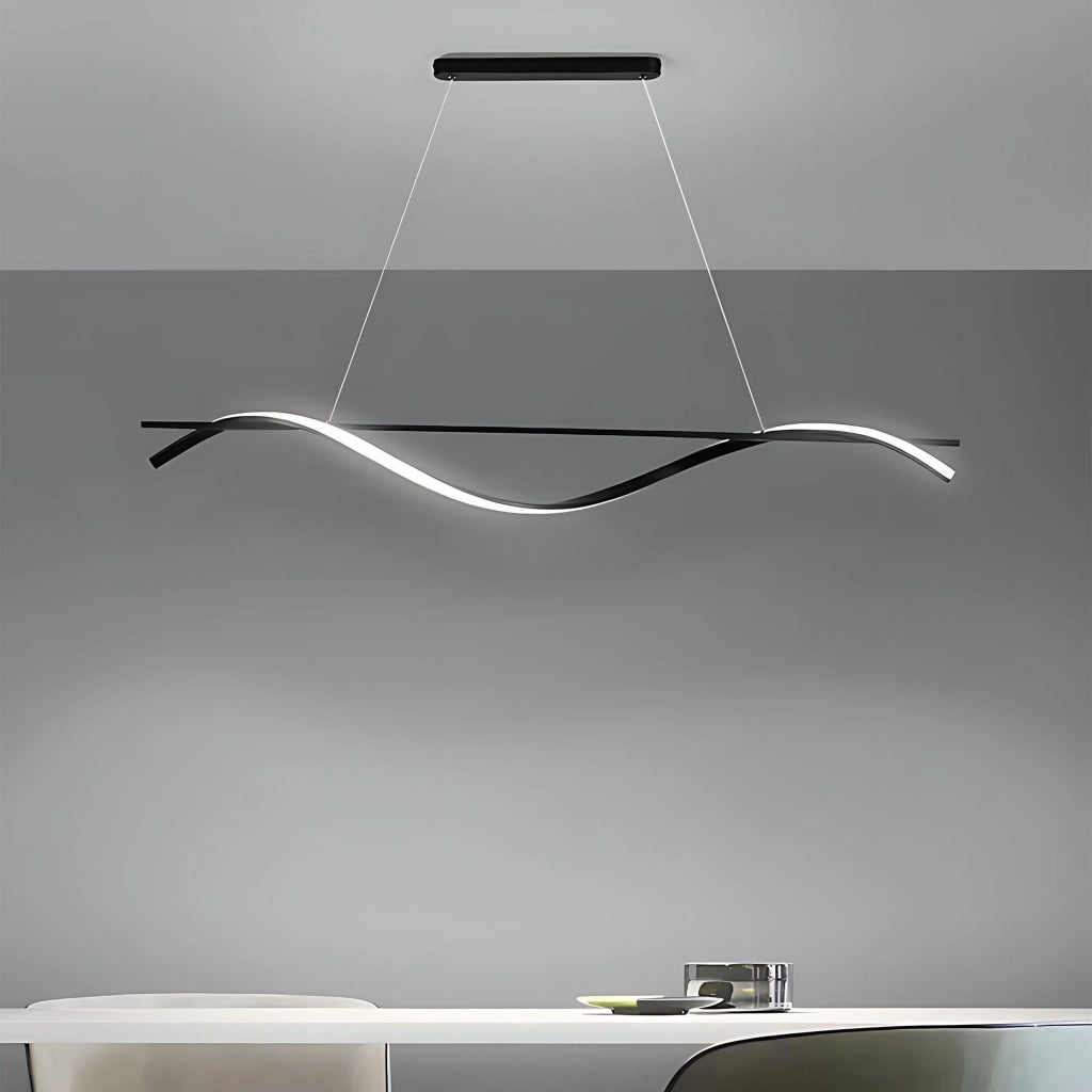 Lampada A Sospensione Lhj019-cp 120 Cm Nero