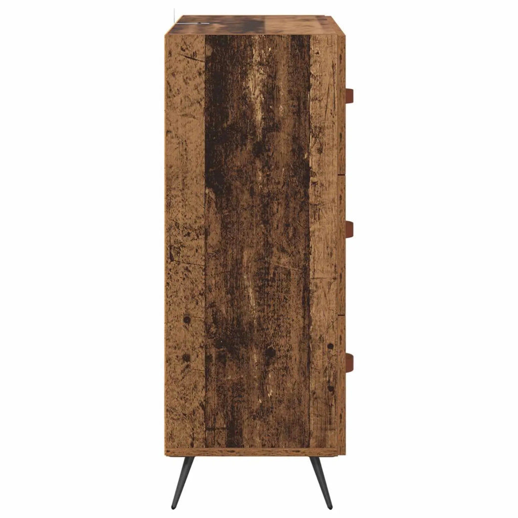 Cassettiera con cassetto Legno vecchio 69,5 x 34 x 90 cm 881486