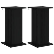 Supporto per piante | Sostegno per piante 2 pz Nero 30,5 x 30 x 60,5 cm