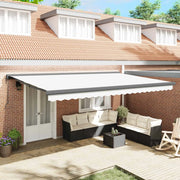 Tenda da Sole Bianco 500 x 300 x 165 cm Poliestere e Alluminio 3331366
