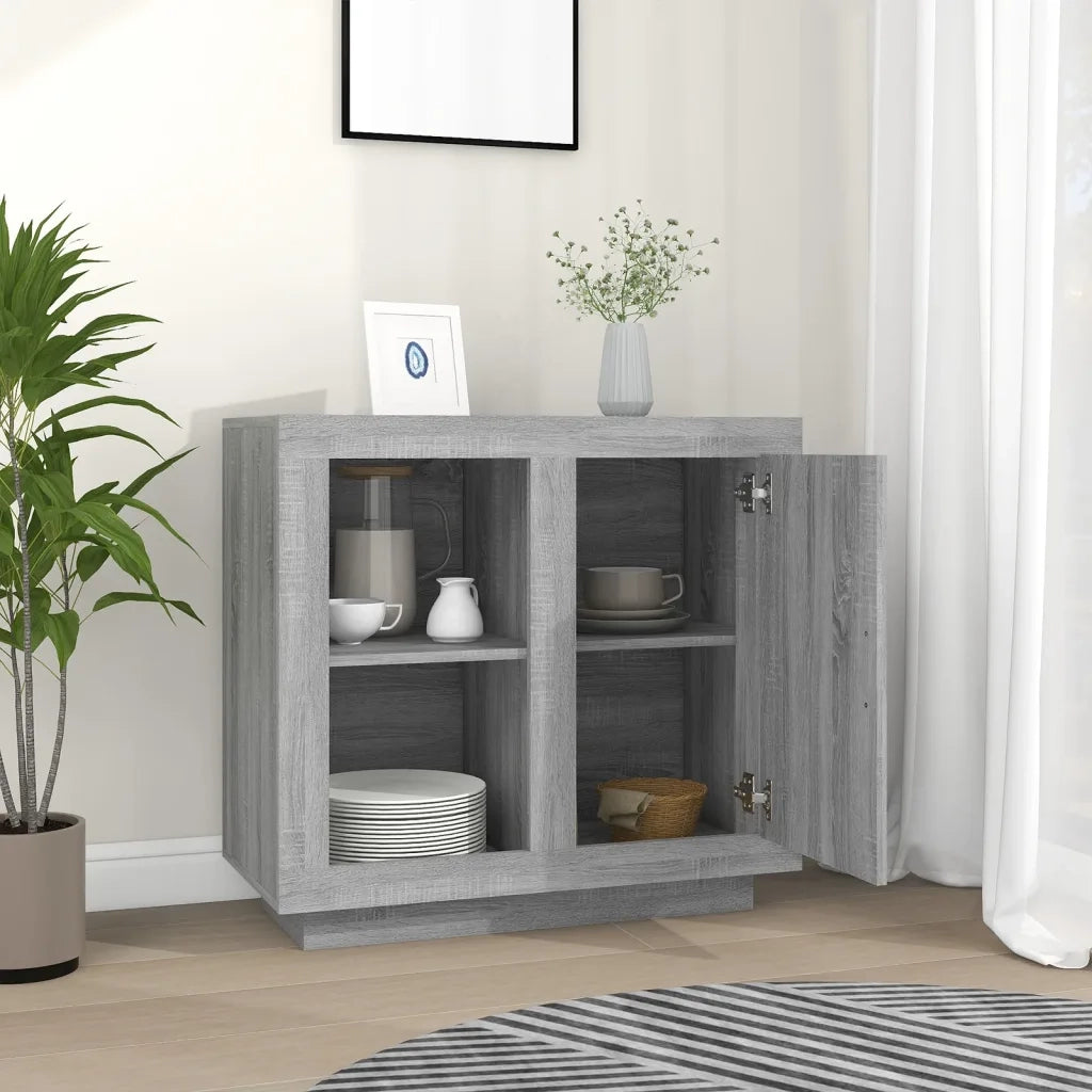Credenza Grigio Sonoma 80x40x75 cm 817238