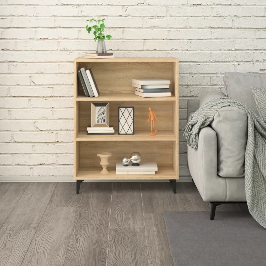 Credenza Rovere Sonoma 69,5x32,5x90 cm in Legno Multistrato cod mxl 23484