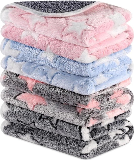 Foderi impermeabili per cavia - lavabili - assorbenti - pad PIPI riutilizzabile - stelline carine - 60 x 40 cm
