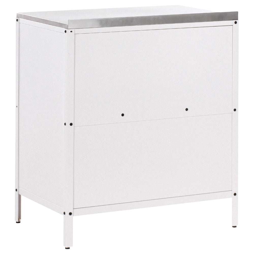 Set cucina da esterno 4 elementi in acciaio inox bianco 3 armadietti lavello a leva cucina da esterno