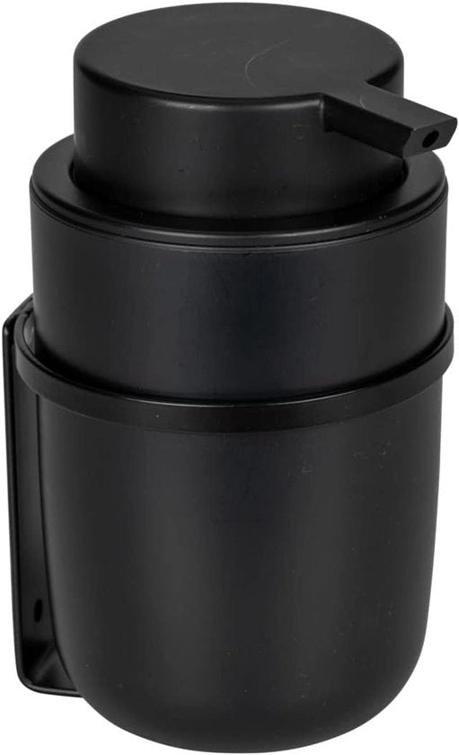 Dispensatore di sapone Turbo-Loc - 1 pezzo - nero - plastico - facile da fissare