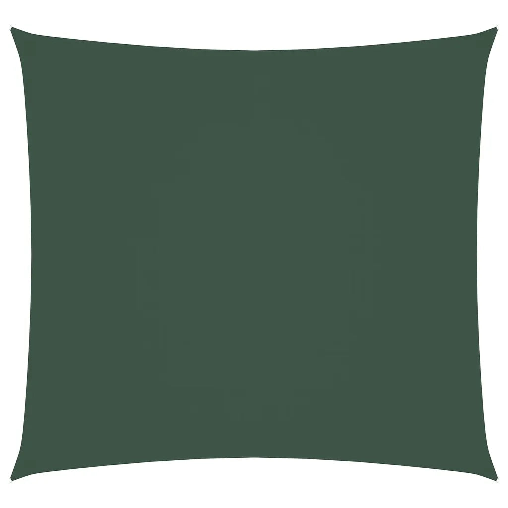 Vela Parasole in Tela Oxford Quadrata 2x2 m Verde Scuro 135465