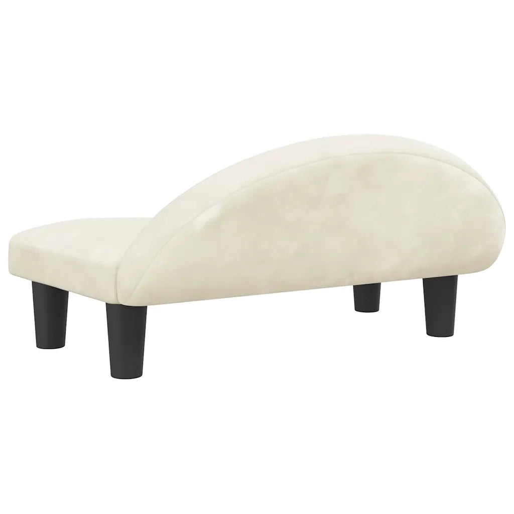Lettino per Cani Crema 70x52x30 cm in Velluto 171944