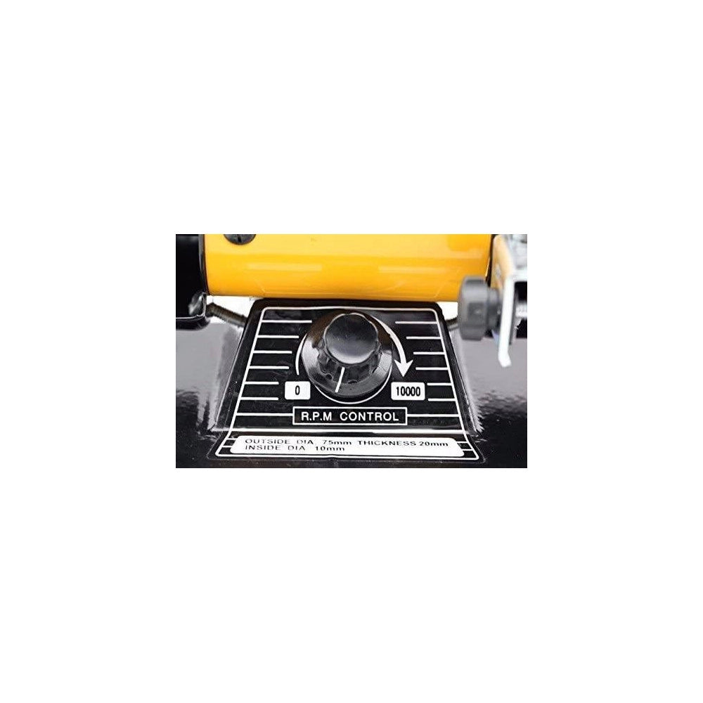 Trade Shop - Smerigliatrice Da Banco Mola Levigatrice Lucidatrice Elettrico 300watt 10000 Rpm -