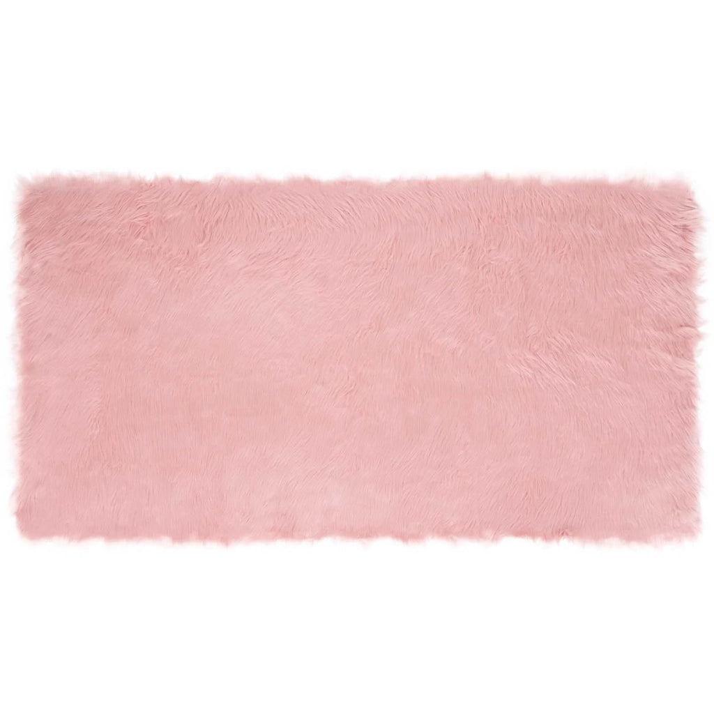 Tappeto in finta TAFALLA Rosa 80 x 150 cm Poliestere