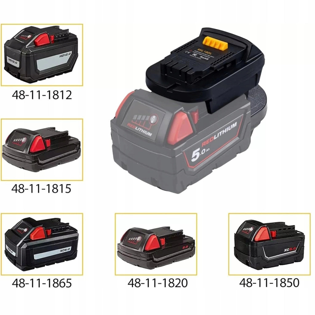 Adattatore Batteria 18V compatibile con Utensili Dewalt – Modello DW18ML | Alta Qualità e Durata