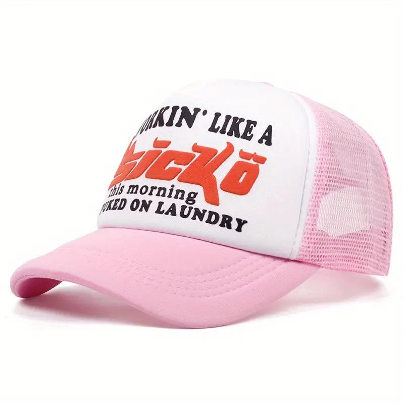 Cappellino da baseball rosa Sicko in spugna di schiuma