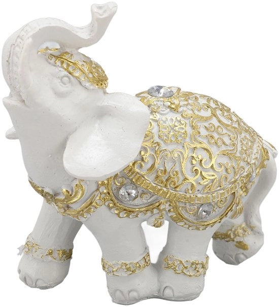 Decorazione in forma di elefante con design realistico - 200x150x135mm - Decorazione per l'arredamento - Simbolo accattivante