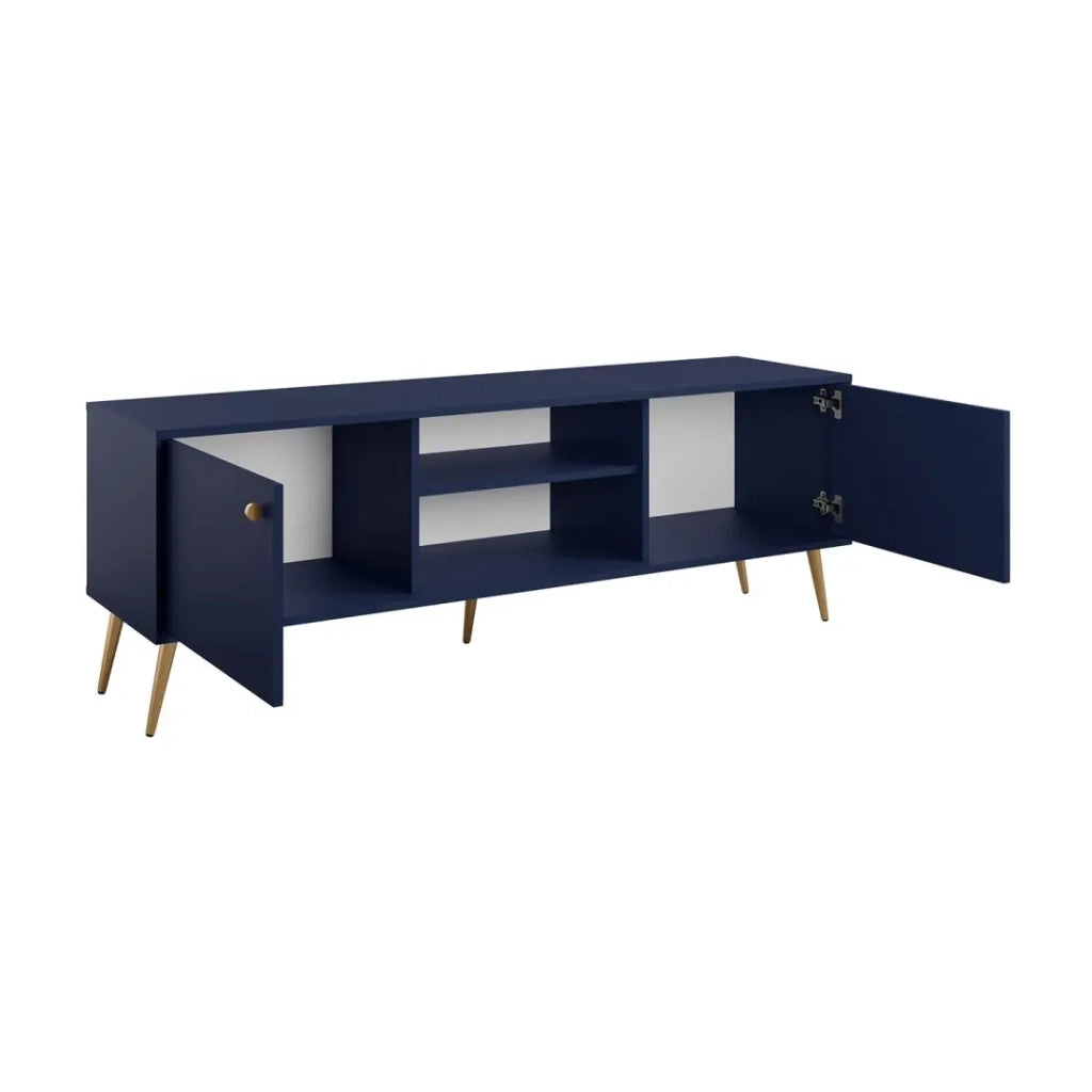 Set di mobili design AZURÉA – Sala da pranzo completa – Colore blu profondo