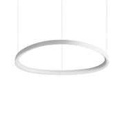 Lampadario A Sospensione Contemporaneo Gemini Metallo Bianco Led 55W 3000K Ip20