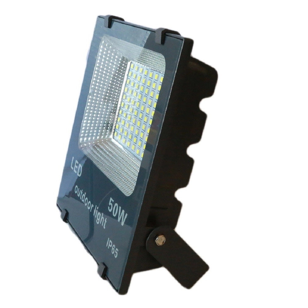 Trade Shop - Faro Led Smd Slim Faretto Spot Luminosita' Luce Bianca Fredda 50 100 200 W Ip65 -