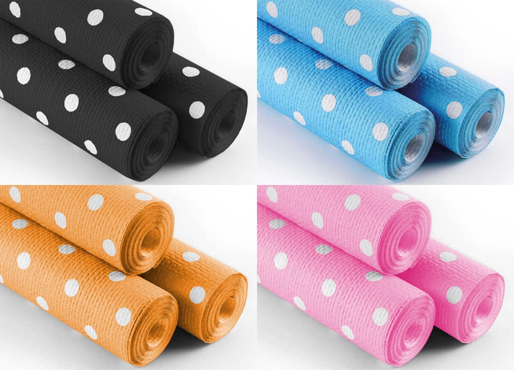 Rotolo Tovaglia A Pois Per Feste Antistrappo 100% Carta Made Italy 5mtx1,20mt - 5 Metri - Blu