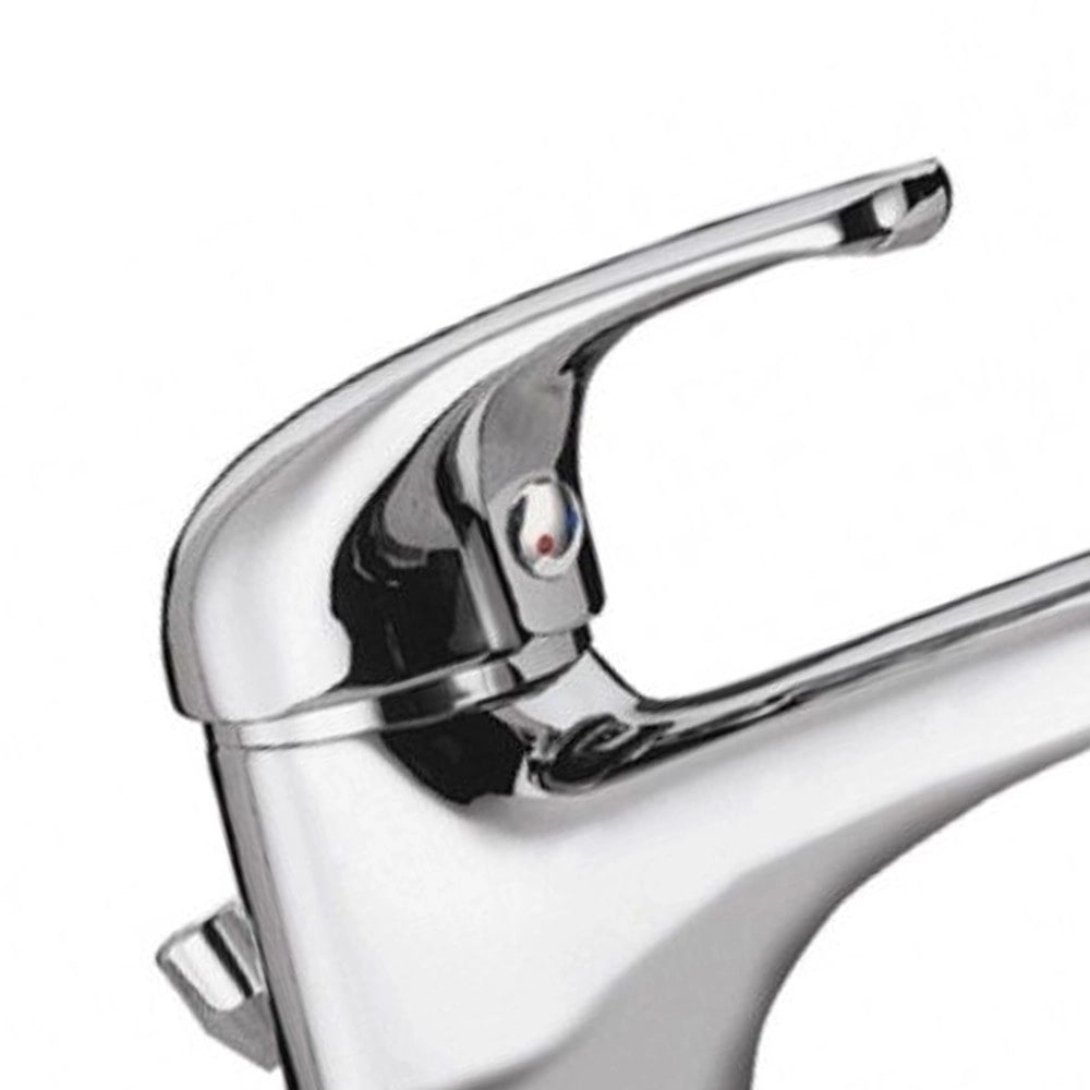 Rubinetto miscelatore economico per lavabo con scarico in plastica 35