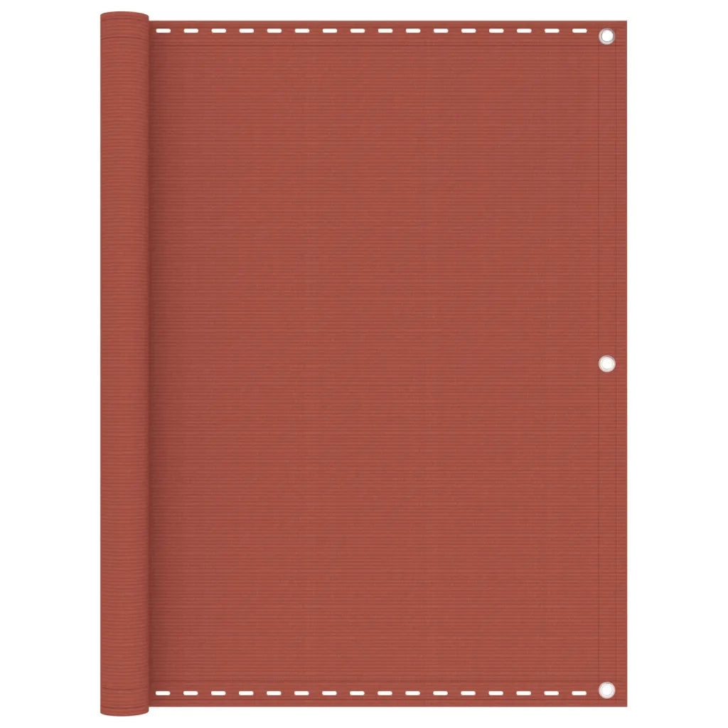 Paravento da Balcone Terracotta  120x500 cm in HDPE cod mxl 24813