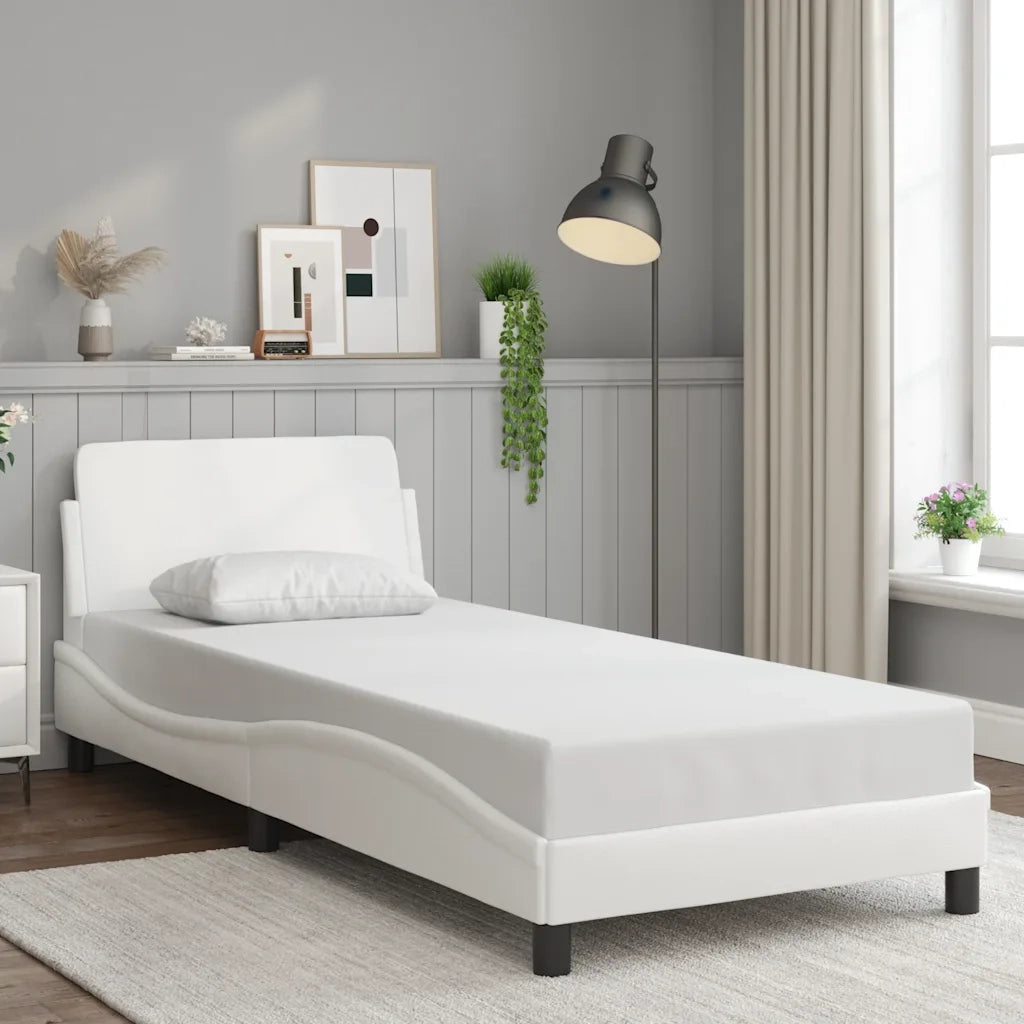 Giroletto Dover Bianco 90x200 cm in Similpelle 373119