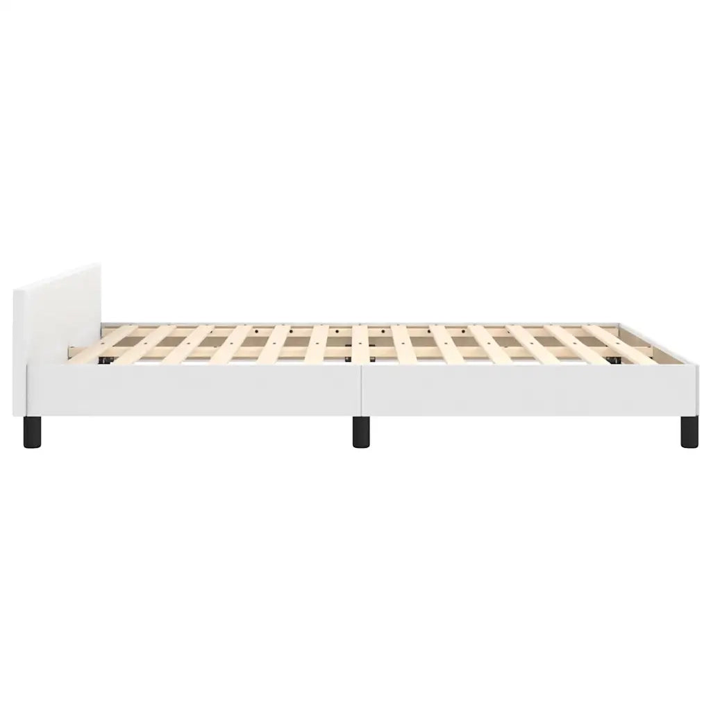 Giroletto con Testiera senza Materasso-Struttura Letto Bianco 140x200 cm 269250
