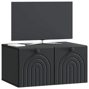 Mobile TV da Muro | Armadietto TV | Mobile Porta TV Nero 59,5 x 41 x 30 cm