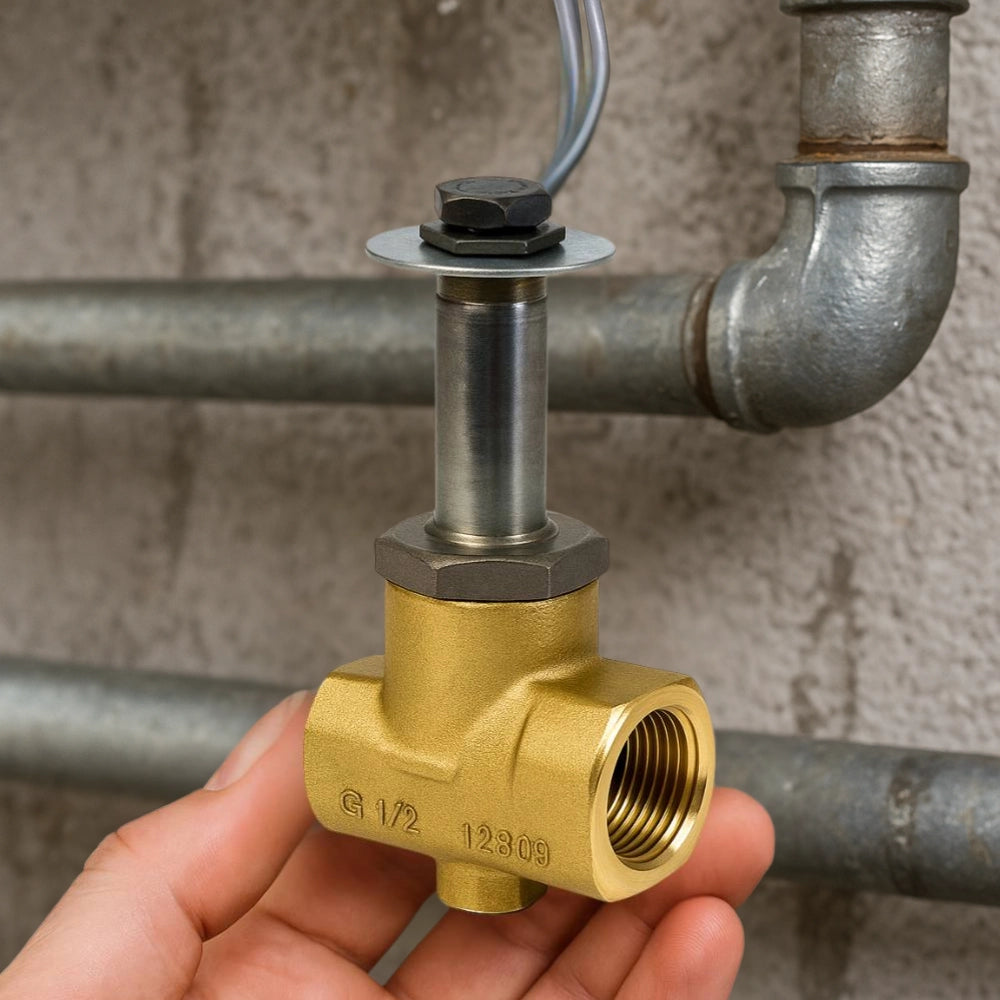 Fantini cosmi m20e7 valvola a solenoide 2 vie nc ottone passaggio 7 mm