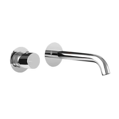 Set miscelatori lavabo da parete e bidet cromato lucido  Gemma