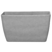 Vaso per fiori Fioriera in pietra grigia 74 x 32 x 45 cm Accessori per interni e interni moderni e minimalisti