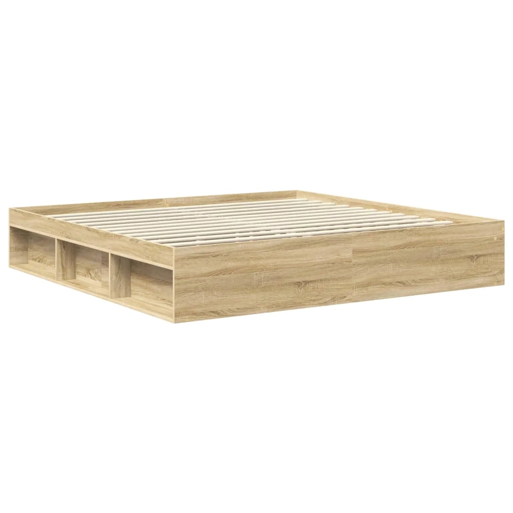 Struttura del letto Sonoma 200 x 200 cm Pino massello 3412035