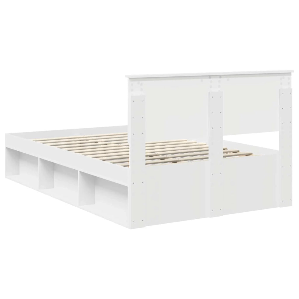 Struttura del letto Bianco 120 x 200 cm Pino massello 3410618