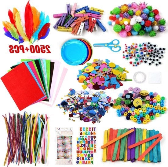 Pacchetto di Attività Creativa per Bambini con Materiale di Scrapbooking per Ragazze e Ragazzi dai 4 ai 12 anni