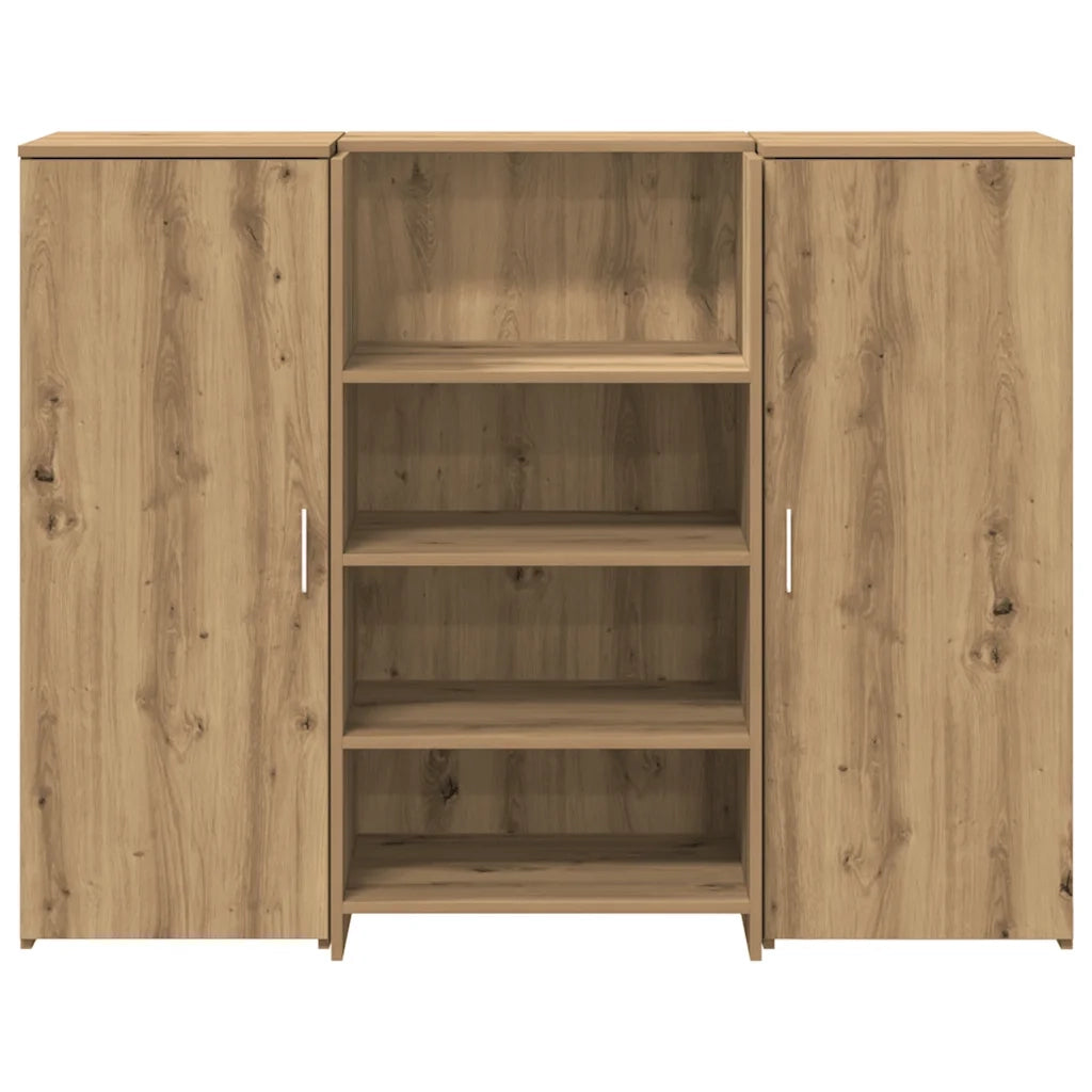 Banco Reception Rovere Artigianale 135x50x103,5cm in Truciolato 3324195