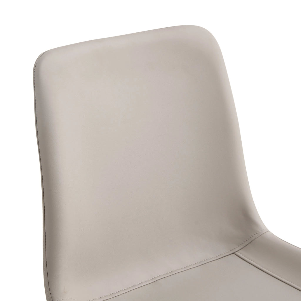 Set tavolo rotondo Ø100 cm con piano MDF nero, vetro e sedute grigio caldo